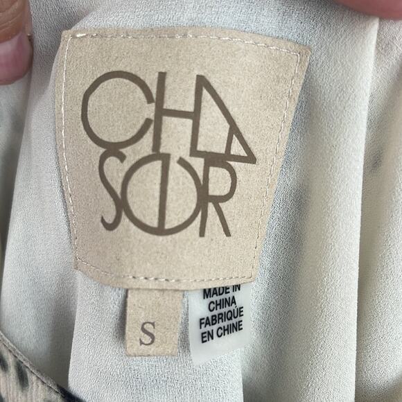 Chaser 100% silk chiffon long line babydoll camisole sz S - Picture 7 of 8